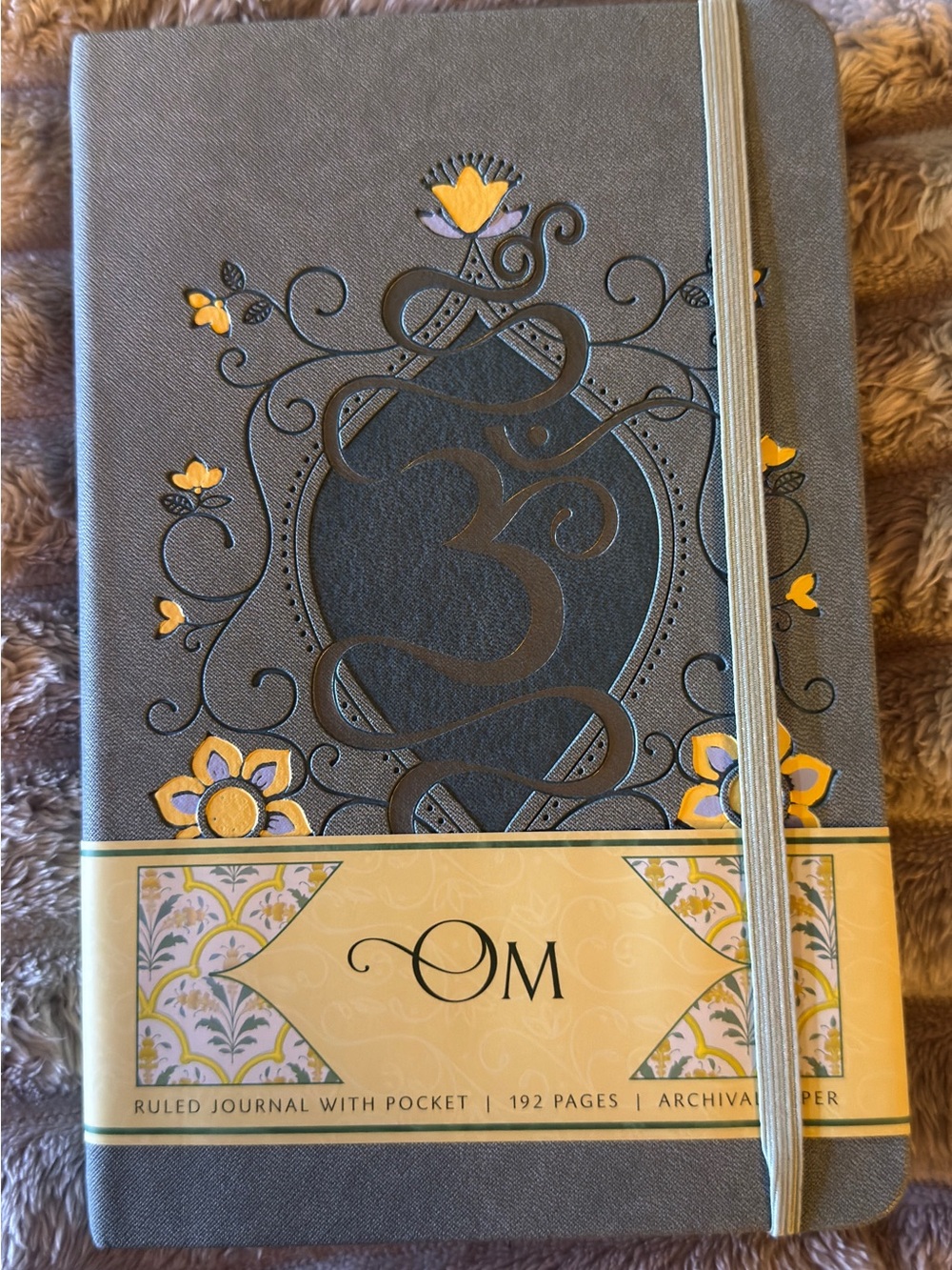 OM Ruled Journal with Pocket - Picture 2 of 4